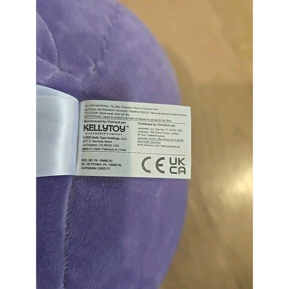 Pokemon Gengar 10" Squishmallow Plush Kellytoy Purple Pokémon - Picture 5 of 5